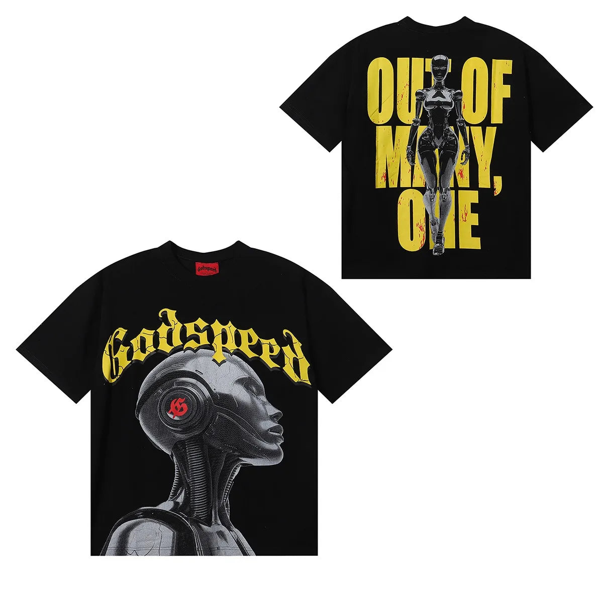 Hych Godspeed Shirt Original Quality 100%cotton Street Wear Oversized Drop Shoulder Short Sleeve Vintage Printed T For Men - Buy  Product on Alibaba.com