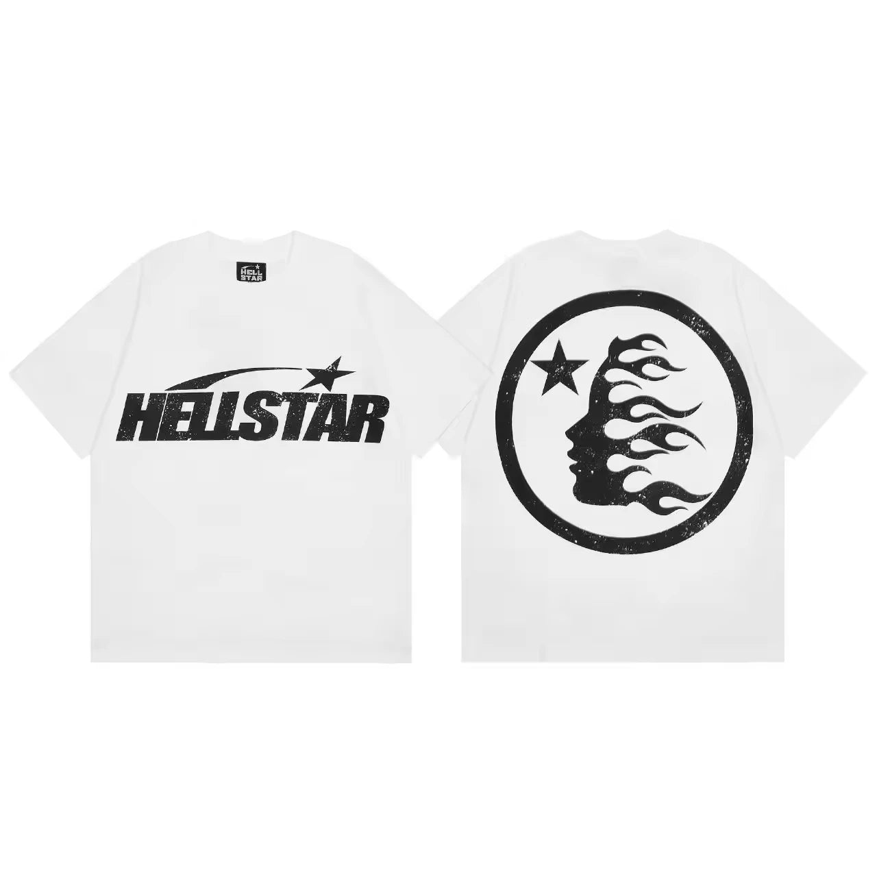 Hell Star Nfc 300g 100% Cotton Men's Women's Regular Fit Short-sleeved Casual Summer Animal Print Japan Style Vintage Washed - Buy  Product on Alibaba.com