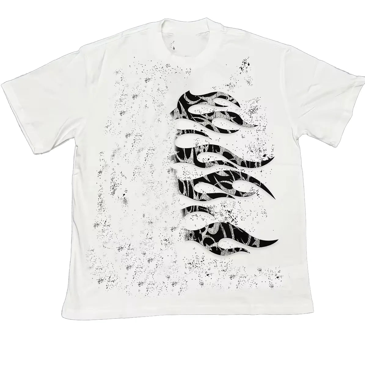 Hell Star Nfc 300g 100% Cotton Men's Women's Regular Fit Short-sleeved Casual Summer Animal Print Japan Style Vintage Washed - Buy  Product on Alibaba.com