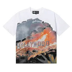 Hych Godspeed Shirt Original Quality 100%cotton Street Wear Oversized Drop Shoulder Short Sleeve Vintage Printed T For Men - Buy  Product on Alibaba.com